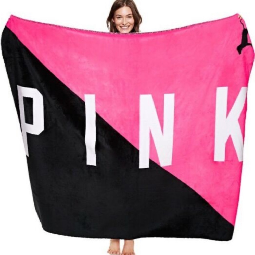 Victoria Secret PINK shepra blanket 60x72 inches